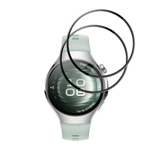 Ochranná fólie Techsuit Nano Flex pro Huawei Watch 5 42mm, Sada 2 kusy, Plast, Černá