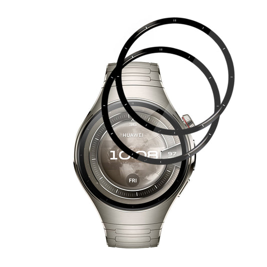 Folie ochranná Techsuit Nano Flex pro Huawei Watch 5 46mm, Sada 2 kusy, Plast, Černá