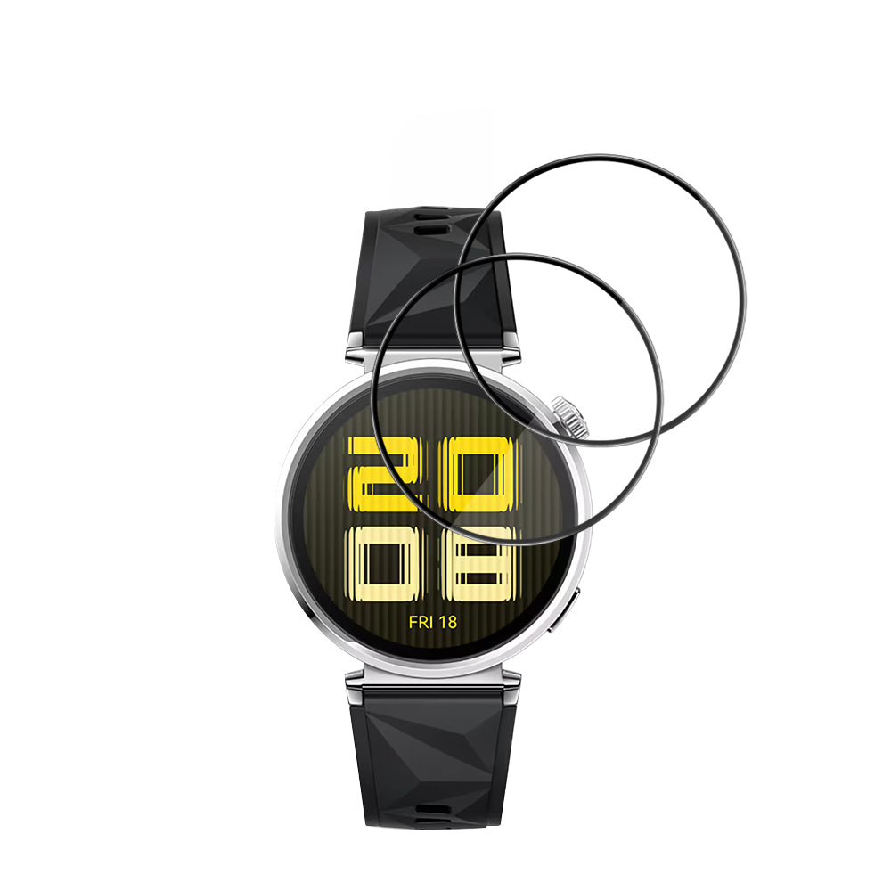 Fólie ochranná Techsuit Nano Flex pro Huawei Watch GT 5 41mm, Sada 2 kusy, Plast, Černá