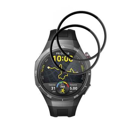Ochranná fólie Techsuit Nano Flex pro Huawei Watch GT 5 Pro 46mm, sada 2 kusy, plast, černá