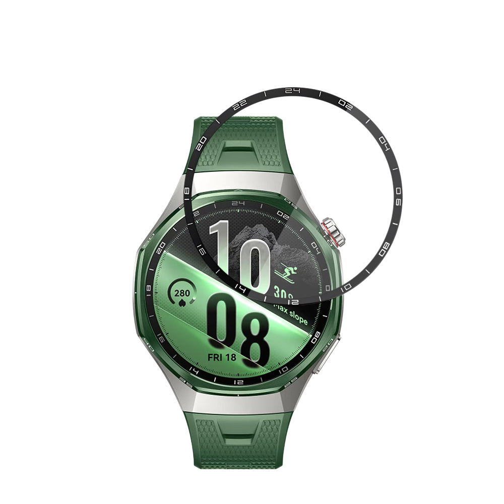 Ochranná fólie Techsuit Nano Flex pro Huawei Watch GT 7 Pro, plastová, sada 2 kusů, černá