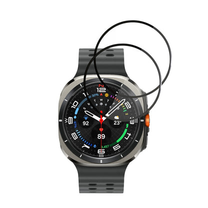 Fólie ochrany Techsuit Nano Flex pro Samsung Galaxy Watch Ultra, Sada 2 kusy, Plast, Černá