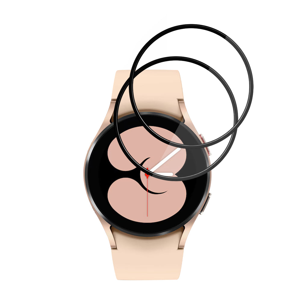 Fólie ochranná Techsuit Nano Flex pro Samsung Galaxy Watch4 40mm, Sada 2 kusy, Plast, Černá