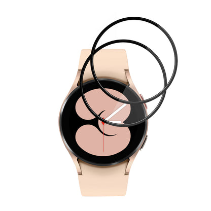 Fólie ochranná Techsuit Nano Flex pro Samsung Galaxy Watch4 40mm, Sada 2 kusy, Plast, Černá