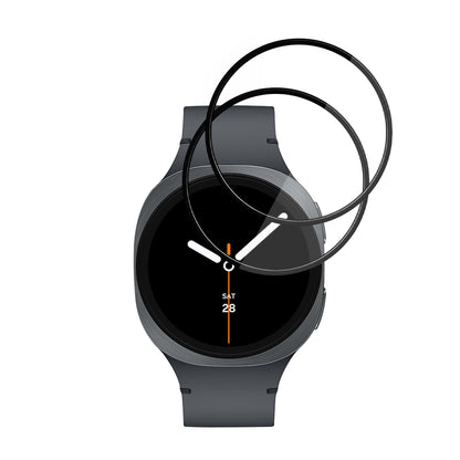 Folie ochranná Techsuit Nano Flex pro Samsung Galaxy Watch8 40mm, Sada 2 kusy, Plast, Černá