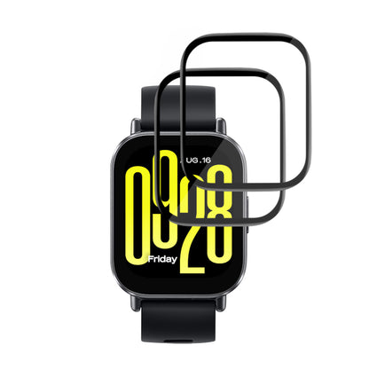 Ochranná fólie Techsuit Nano Flex pro Xiaomi Redmi Watch 5 Active, Sada 2 kusy, Plast, Černá