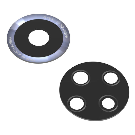 Sklo zadního fotoaparátu Huawei nova 9, širokoúhlé + ultraširokoúhlé + makro + hloubka, černé