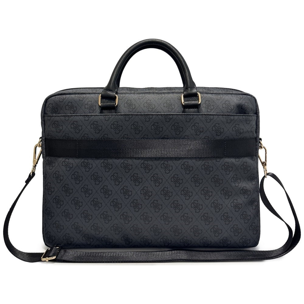 Taška Guess 4G Round Classic Logo pro notebook 16 palců, černá