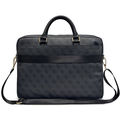 Taška Guess 4G Round Classic Logo pro notebook 16 palců, černá