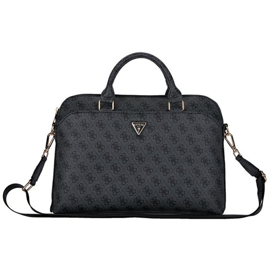 Taška Guess 4G Triangle Logo pro Laptop 15inch, Černá