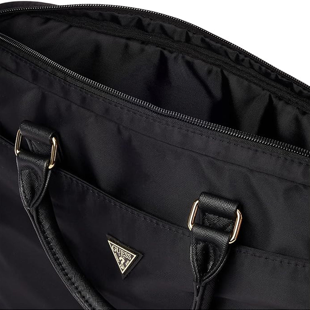Taška Guess Triangle Logo pro notebook 16 palců, černá