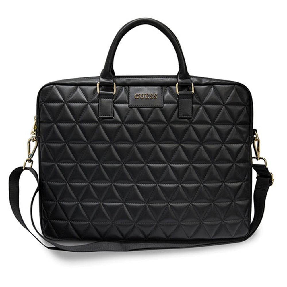 Taška Guess Quilted pro laptop 15 palců, černá