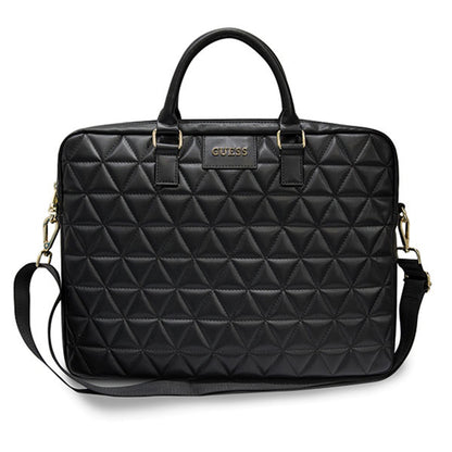 Taška Guess Quilted pro laptop 15 palců, černá