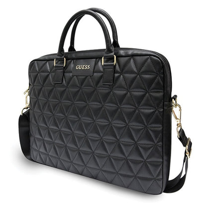 Taška Guess Quilted pro laptop 15 palců, černá