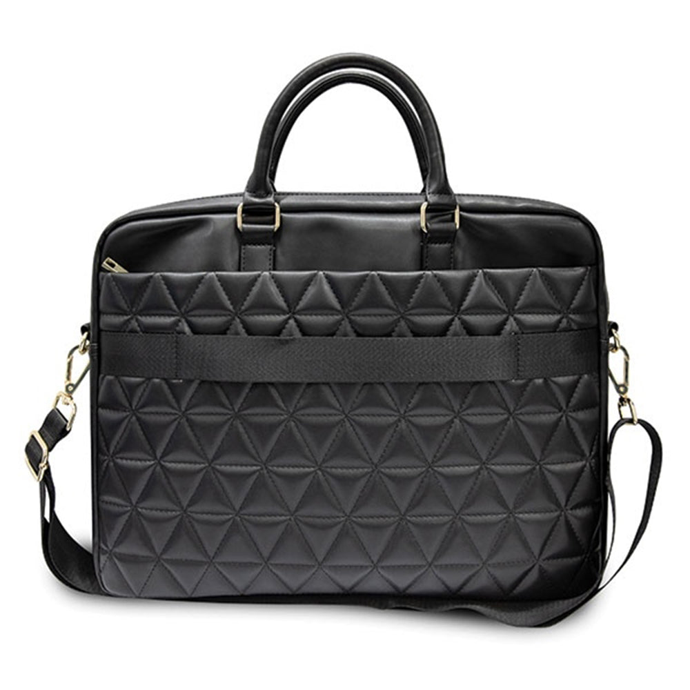 Taška Guess Quilted pro laptop 15 palců, černá