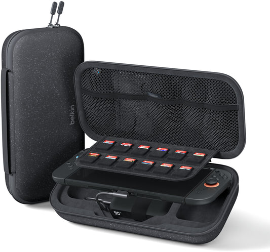 Ochranná taška Belkin Charging pro konzoli Nintendo Switch 2 / Switch / Switch OLED, šedá ENA001hqCH-V2