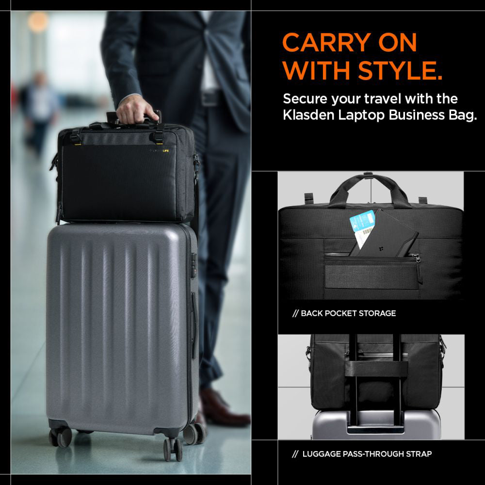 Taška Spigen Klasden pro Laptop 16inch, Černá