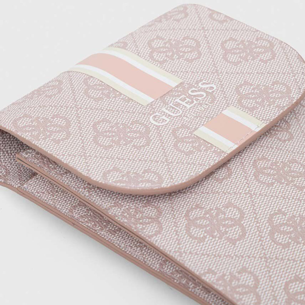 Universal Phone Bag, Guess, 4G Stripes, Pink