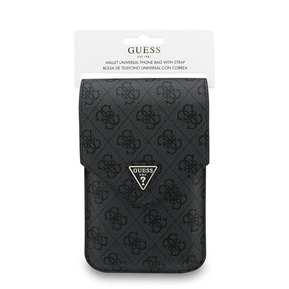 Univerzální taška na telefon, Guess, Fliptok Triangle 4G, černá