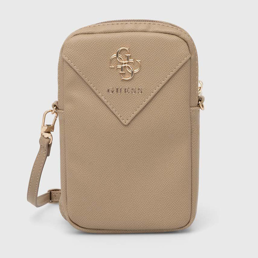 Univerzální kabelka na telefon, Guess, Triangle 4G, Zlatá