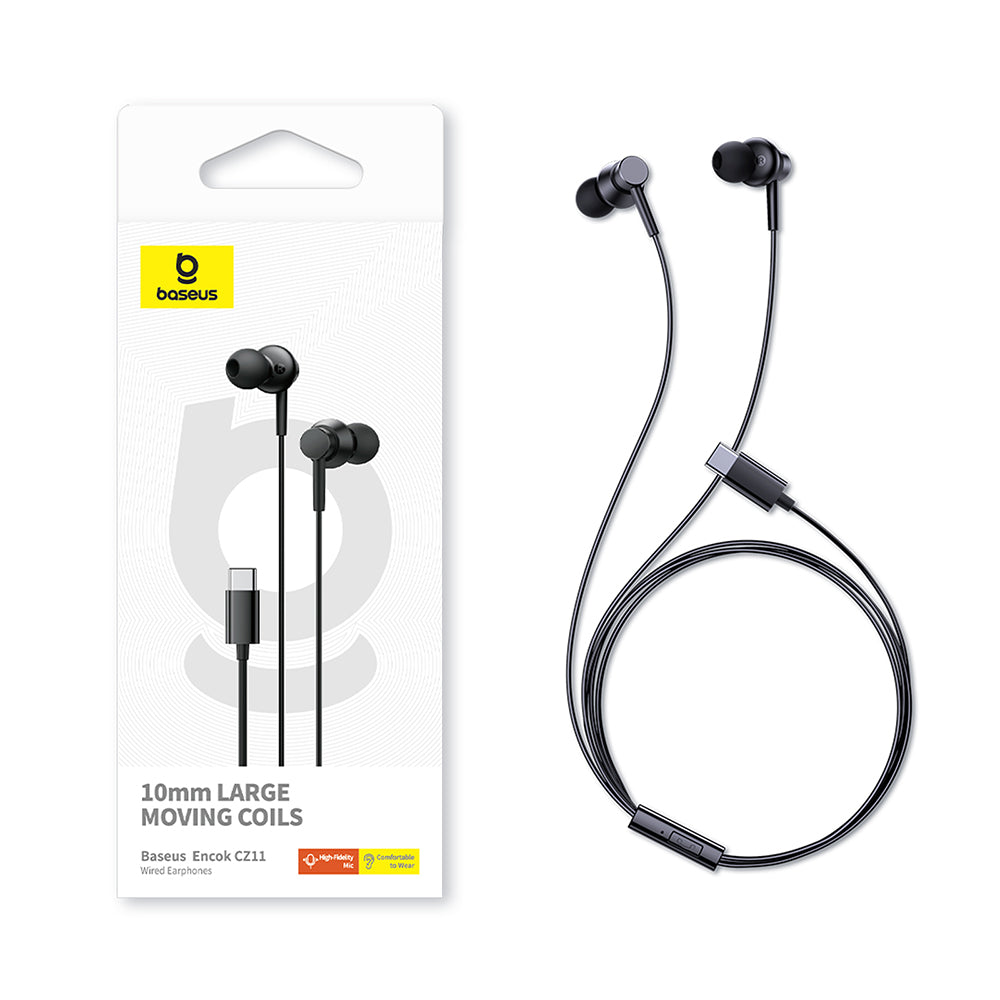 Handsfree USB-C Baseus Encok CZ11, Černá A00164300113-Z1