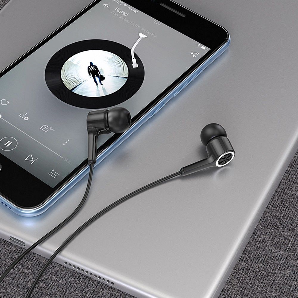Handsfree 3.5mm HOCO M104, Černá