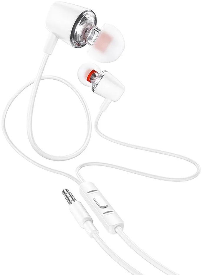 Handsfree 3.5mm HOCO M107, Bílá