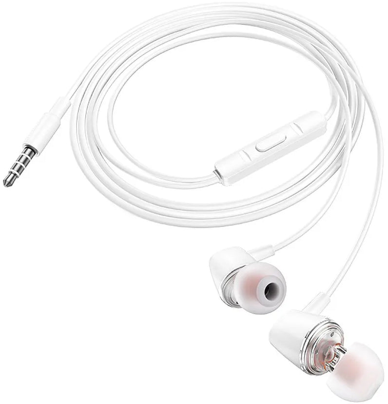 Handsfree 3.5mm HOCO M107, Bílá