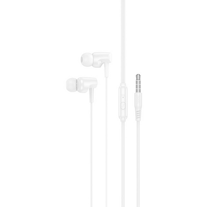 Handsfree 3.5mm HOCO M112, Bílá