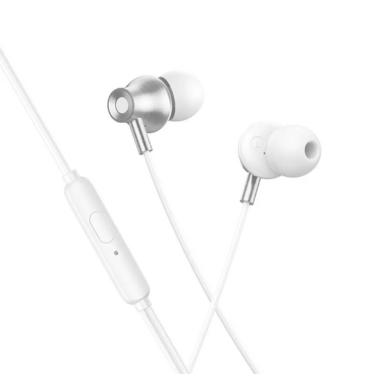 Handsfree 3,5mm HOCO M119, Stříbrný