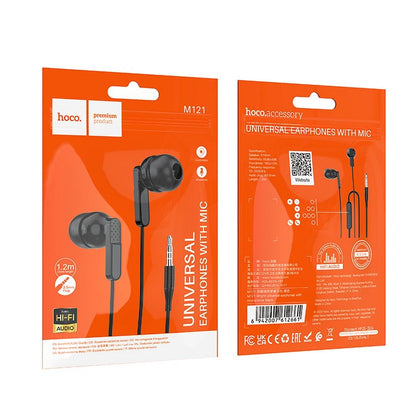 Handsfree 3.5mm HOCO M121, Černá