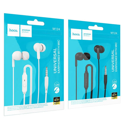 Handsfree 3.5mm HOCO M124, Černá