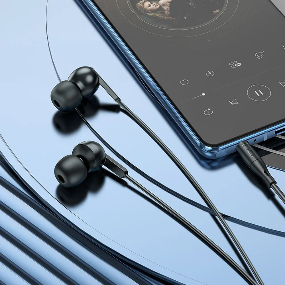 Handsfree 3.5mm HOCO M124, Černá