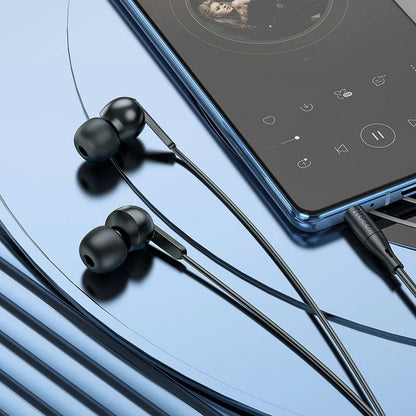 Handsfree 3.5mm HOCO M124, Černá