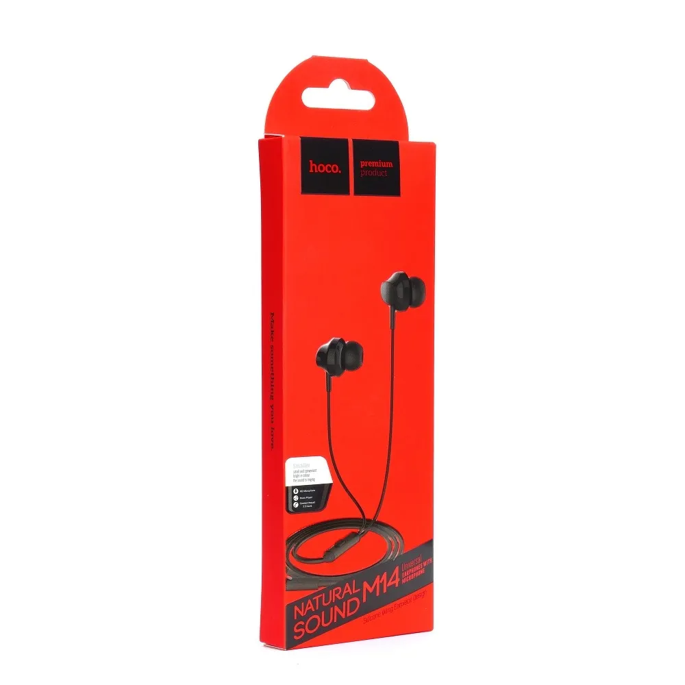 Handsfree 3.5mm HOCO M14, Černá