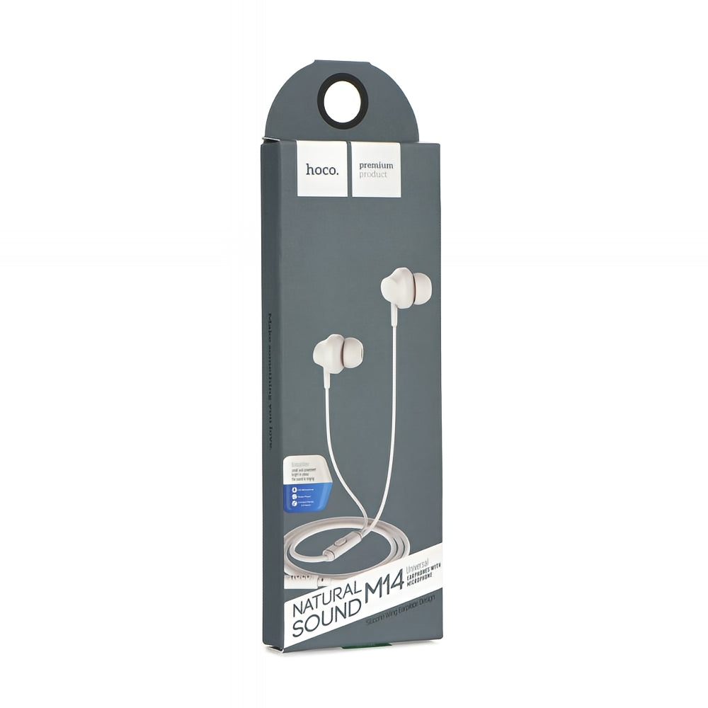 Handsfree 3.5mm HOCO M14, Bílá