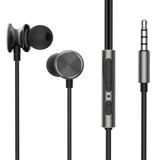 Handsfree 3,5mm Joyroom JR-EW03, Šedá