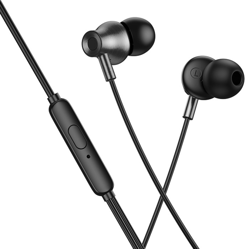 Handsfree 3,5mm / USB-C HOCO M119A, Černá
