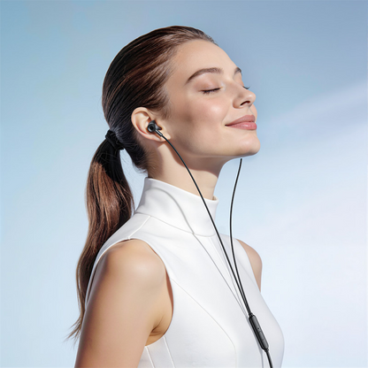 Handsfree 3,5mm / USB-C HOCO M119A, Černá