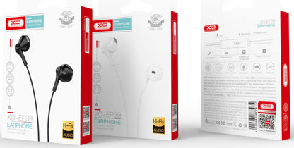 Handsfree 3.5mm XO Design EP39, Bílá