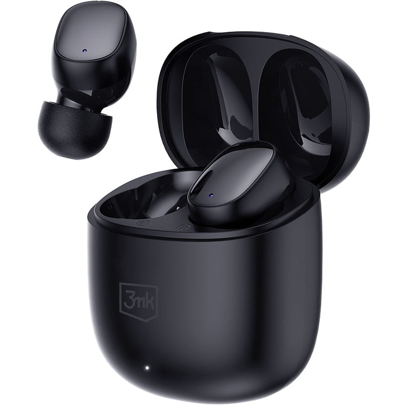 Handsfree Bluetooth 3MK FlowBuds, TWS, Černá