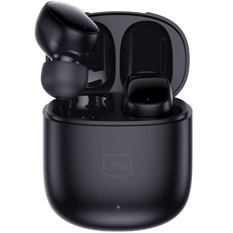 Handsfree Bluetooth 3MK FlowBuds, TWS, Černá