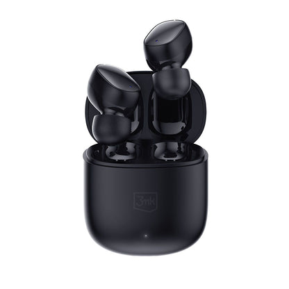 Handsfree Bluetooth 3MK FlowBuds, TWS, Černá