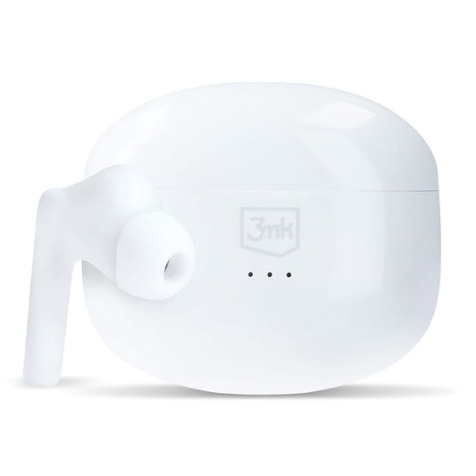 Handsfree Bluetooth 3MK LIFEPODS, TWS, ANC, Bílá