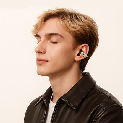Handsfree Bluetooth Acefast Aceclip Pro, TWS, Bílá