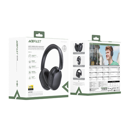 Handsfree Bluetooth Acefast H12, A2DP, ANC, Bílá