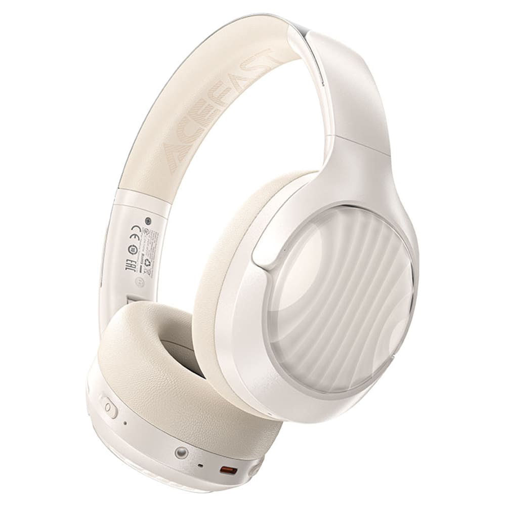 Handsfree Bluetooth Acefast H5, A2DP, ANC, Bílá