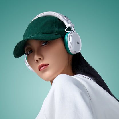 Handsfree Bluetooth Acefast H7, A2DP, ANC, Bílá