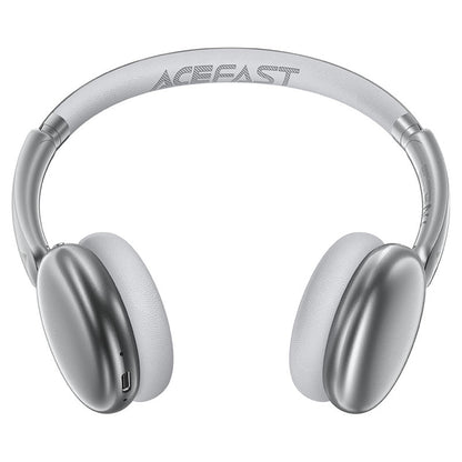 Handsfree Bluetooth Acefast H8, A2DP, ANC, Stříbrný