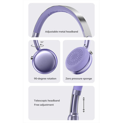 Handsfree Bluetooth Acefast H8, A2DP, ANC, Stříbrný